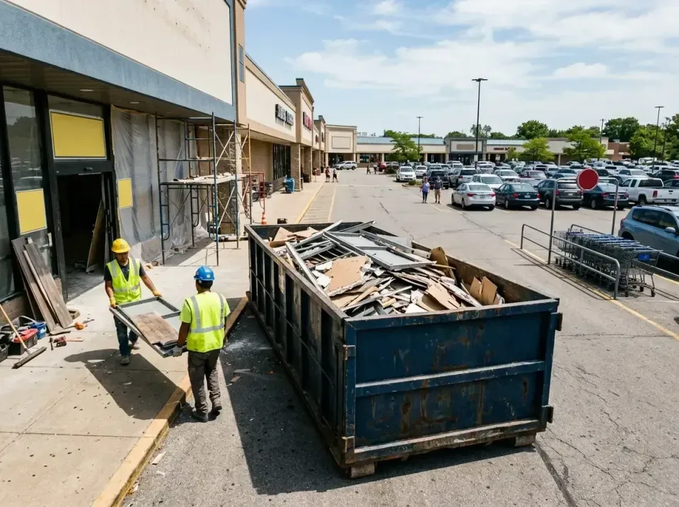 retail-store-renovation-debris-003 — frequently asked questions, Roll-off Dumpster Rentals in Hawley, MN